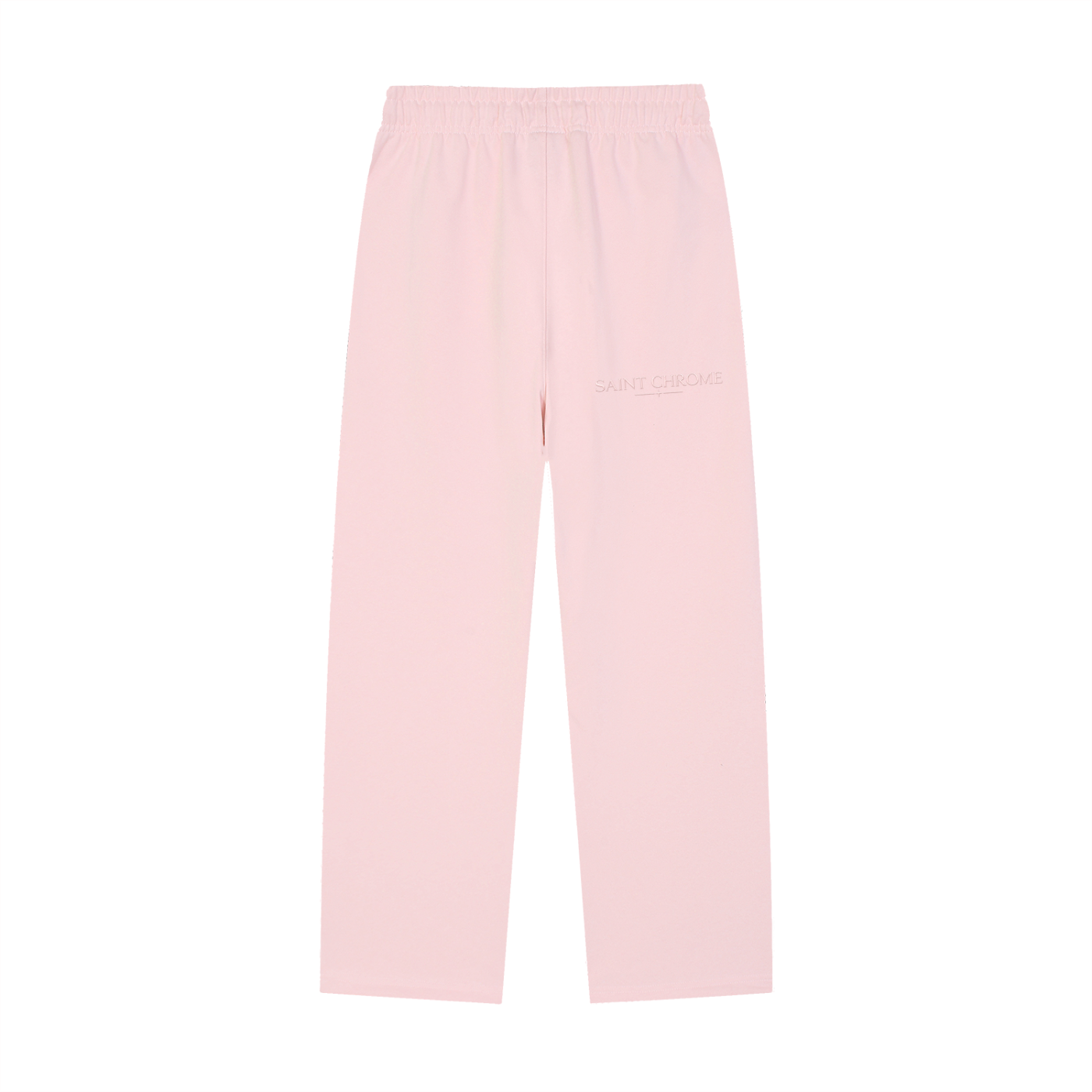 Solid Color Straight-Leg Sweatpants