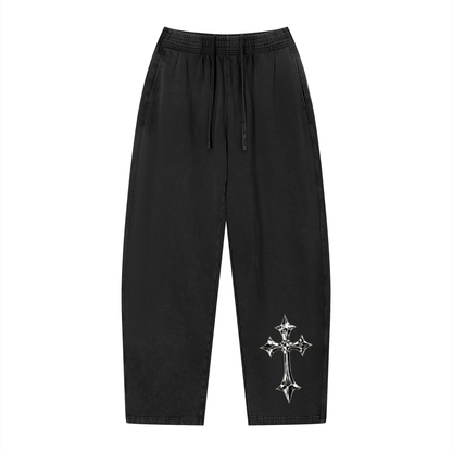 Unisex Vintage Wash Loose Sweatpants
