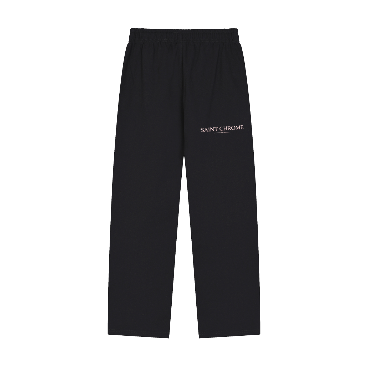 Solid Color Straight-Leg Sweatpants